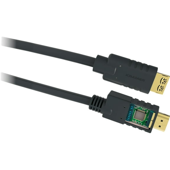Kramer Electronics - 97-0142015 - Kramer Active High Speed HDMI Cable with Ethernet - 15 ft HDMI A/V Cable for
