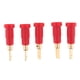 thumbnail image 2 of Zócalo del panel de seguridad de 2 mm 5pcs 2mm Banana Socket Panel Montaje Binding Post Terminal Conector Negro/ Rojo Magideal Zócalo del panel de seguridad de 2 mm, 2 of 6