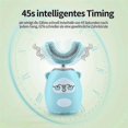 thumbnail image 2 of Kids Electric U-shaped Toothbrush 360 Degree Cleaning Brush With 3 Modes 2 Led Uv Light, 2 of 5