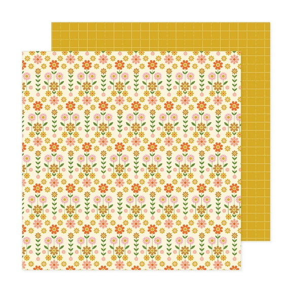 Jen Hadfield Groovy Darlin' Double-Sided Cardstock 12"X12"-Wallpaper