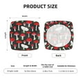 thumbnail image 6 of Gaeub Red Mushrooms Square Chair Seat Cushion Cover,Wear-Resistant Chair Seat Cover, Household Chair Essentials,Anti-Scratch, 6 of 9