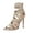 Silver, variant on Women's Heeled Sandals Sexy Snake Print Stilettos Fashion Crisscross Strap Open Toe Gladiator High Heels Dress Pumps Shoes