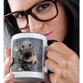 thumbnail image 2 of 3drose, Gray Seal, 11oz Two-tone Black Mug, 2 of 6