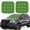 Tennis Balls, variant on Naloa Strawberry and Lemon 2 Piece Foldable Car Sun Shades, Car Windshield Sunshade, Front Window Sunshade for Car, Truck, SUV - Small