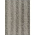 thumbnail image 4 of SAFAVIEH Courtyard Robert Striped Indoor/Outdoor Area Rug, 4' x 5'7", Light Grey/Black, 4 of 10