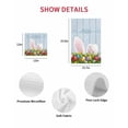 thumbnail image 7 of Easter Kitchen Dish Towels for Drying Dishes Set of 2, Wooden Bunny Colorful Eggs Spring Floral Retro Art Waffle Weave Microfiber Hand Tea Bathroom Towels Quick Dry & Absorbent Towel 15.7x23.6, 7 of 7