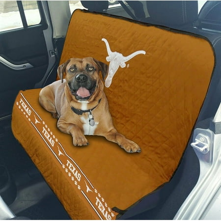 UPC: 0849790058804 | Pets First NCAA Texas Longhorns Premium Pet Car Seat Protecting Cover – Licensed Waterproof Fits most Car