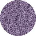 thumbnail image 1 of Ahgly Company Tapis d'Intérieur Rond Lavable en Machine Rose Blush Transitionnel, 3 Pieds Rond, 1 of 7