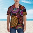 thumbnail image 5 of Neon Light Hawaiian Shirts For Men, Summer Short-Sleeve Relaxed-Fit Button-Down Shirts 3x-Large, 5 of 8