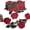 Rose, variant on 10 Yards 1.46 inch Jacquard Ribbon Embroidered Ribbon, Floral Ribbon Decoration Silk Jacquard Fabric Trim for Dresses Headbands Towels Drapes DIY Clothes