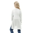 thumbnail image 4 of Girl's Open Front Cardigan Long Sleeve Knit Sweaters Lightweight Outerwear Coats with Pockets, 4 of 5