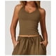 thumbnail image 4 of Chaleco de Yoga for mujer, ropa interior deportiva ajustada en forma de V for belleza en la espalda, chaleco deportivo for ejercicio de carrera, almohadilla for pechos extraíble, 4 of 6