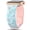 Deep Blue/Pink, variant on Floral Engraved Silicone Watch Band for Apple Watch, Two-Tone Flower Replacement Strap for iWatch SE Series 11/10/9/8/7/6/5/4/3/2/1 Ultra