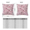 thumbnail image 2 of Pofeuu Kawaii Pig Print Double-sided plush pillowcase Square Throw Pillow Covers Pillows Cover for Living Room Bedroom Sofa Couch Cushion Cover（No pillow core）-16"x16", 2 of 7