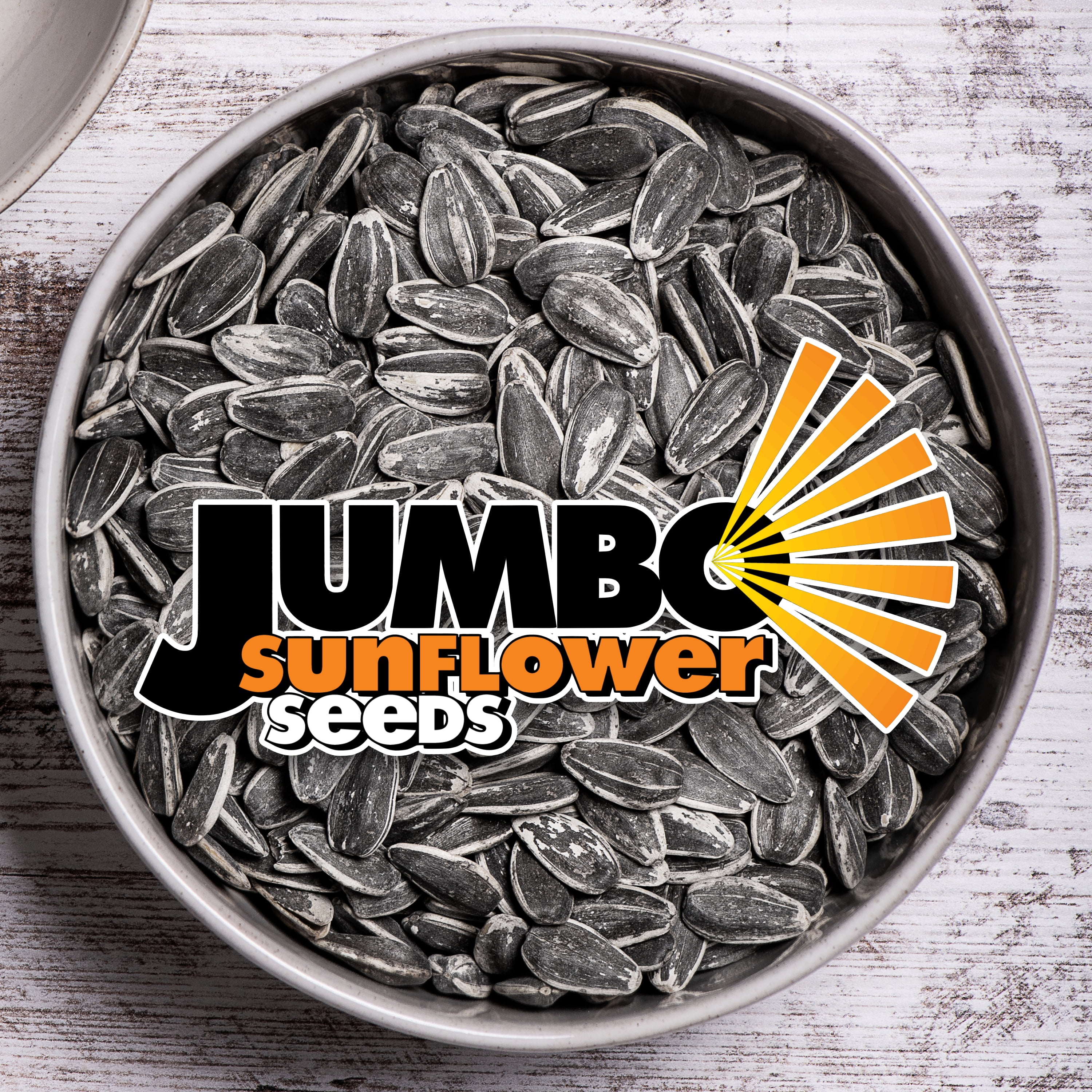 JUMBO SUNFLOWER SEEDS, Mega No Salt, 5.5-Ounce (Pack of 12)