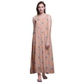 thumbnail image 1 of Bimba Rayon Sleeveless Rayon Nightgowns For Women Printed Maxi Length Sleepwear-XS, 1 of 5