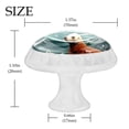 thumbnail image 4 of 4 Pcs Sea Lion Knobs for Kitchen Cabinet Cupboard Dresser Bookcase Drawer Pulls Handles Round Home Decor, 4 of 8