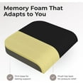 thumbnail image 2 of Extra Large Seat Cushion, Stylish Plush Velvet Cover, X-Large Memory Foam for Office Chair, Floor Pillow, Cushion Back Pain Coccyx Pain Relief, Carry Handle (Extra Large), 2 of 6