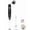 Black, variant on Milk Frother Handheld  Maker with 2 Stainless Stirring  3 Speed Rechargeable Electric Blender Milk Frother Wand Drink Mixer for Cappuccino Matcha Latte Hot  Protein  Egg (White)