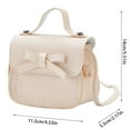 thumbnail image 2 of GASTROPOD Small Fashion Purse for Little Girls Pastel Toddler Kids Bag Cute Bow(Beige), 2 of 7