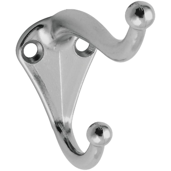 V160 Coat & Hat Hook - Nickel