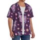 thumbnail image 2 of Balery Snake And Flower Camisa Casual de Manga Corta con Botones para Hombre, Texturizada, Estilo Cubano, para Playa, Verano-Medium, 2 of 5