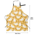 thumbnail image 5 of Lsque Funny Chicken Waterproof Apron Chef Aprons for Men Heavy Duty Chemical Work Apron Extra Long Grilling Aprons with Adjustable Bib Apron, 5 of 9