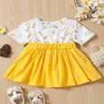 thumbnail image 3 of Robe à Manches Courtes Bébé Fille Imprimé Floral d'Été Robe en Ligne, 3 of 9