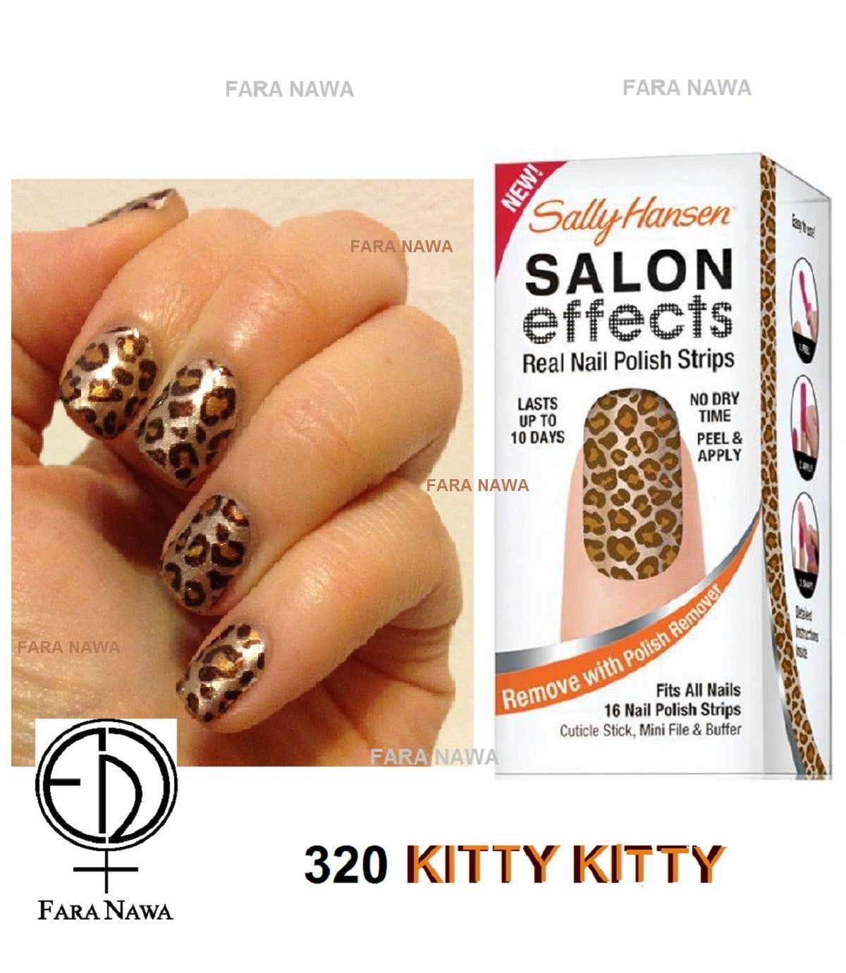 Coty Sally Hansen Salon Effects Real Nail Polish Strips, 16 ea Coty Sally Hansen Salon Effects Real Nail Polish Strips, 16 ea