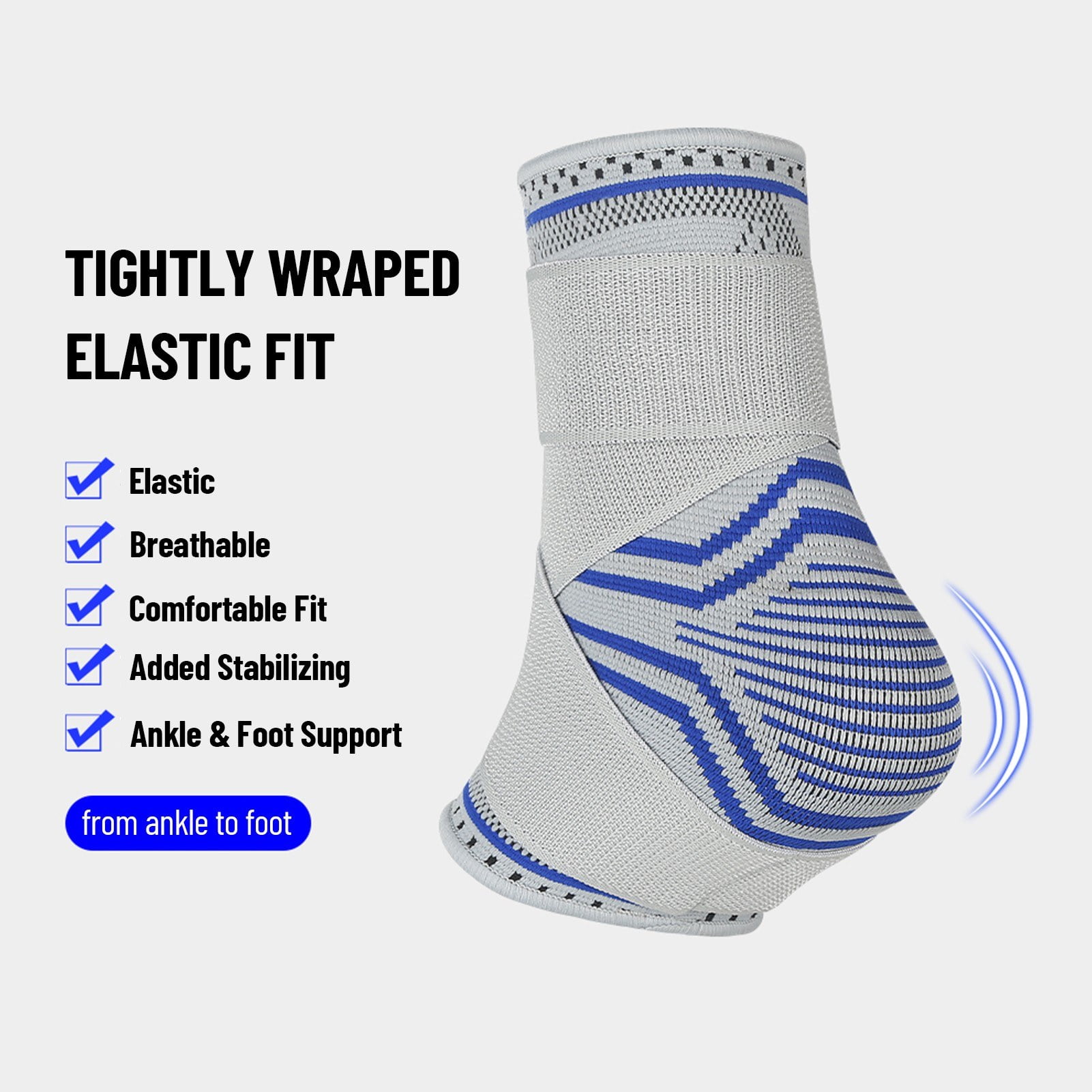 Adjustable Ankle Brace Support for Sports and Activities