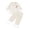 Z104 Beige, variant on Landzoo Halloween 2 Piece Big Boys Girls Homewear Friendly Ghost Print Long Sleeve Notch Neck Sleepwear With Pants Outfit Fall Loose Fit Kids Pajamas Size 10-11 Years Beige