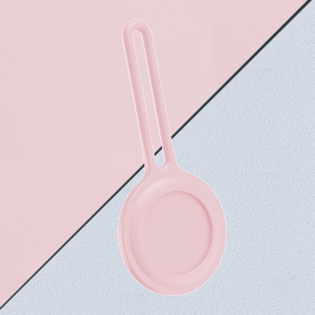 Funda protectora de silicona antiarañazos Perfecl para Airtags Bluetooth Rosa
