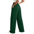 thumbnail image 3 of Mifsaly Womens Comfy Straight Leg Lounge Pants High Waisted Drawstring Athletic Sweatpants with Pockets Cozy Activewear for Fall Winter, 3 of 6