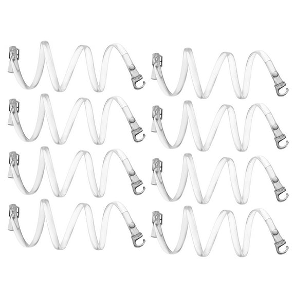 TABLZONE Clear TPU High Heel Straps 4 Pairs Invisible Anti- Shoe Straps Comfortable