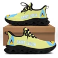 thumbnail image 1 of Zapatillas deportivas de malla con cordones y estampado de la bandera de Santa Lucía para niñas, zapatos de plataforma informales, ligeros y cómodos para mujer, 1 of 6