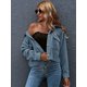 thumbnail image 2 of Gihuo - Chaqueta de pana recortada con botones para mujer Zhivalor HMFJ303-4, 2 of 7
