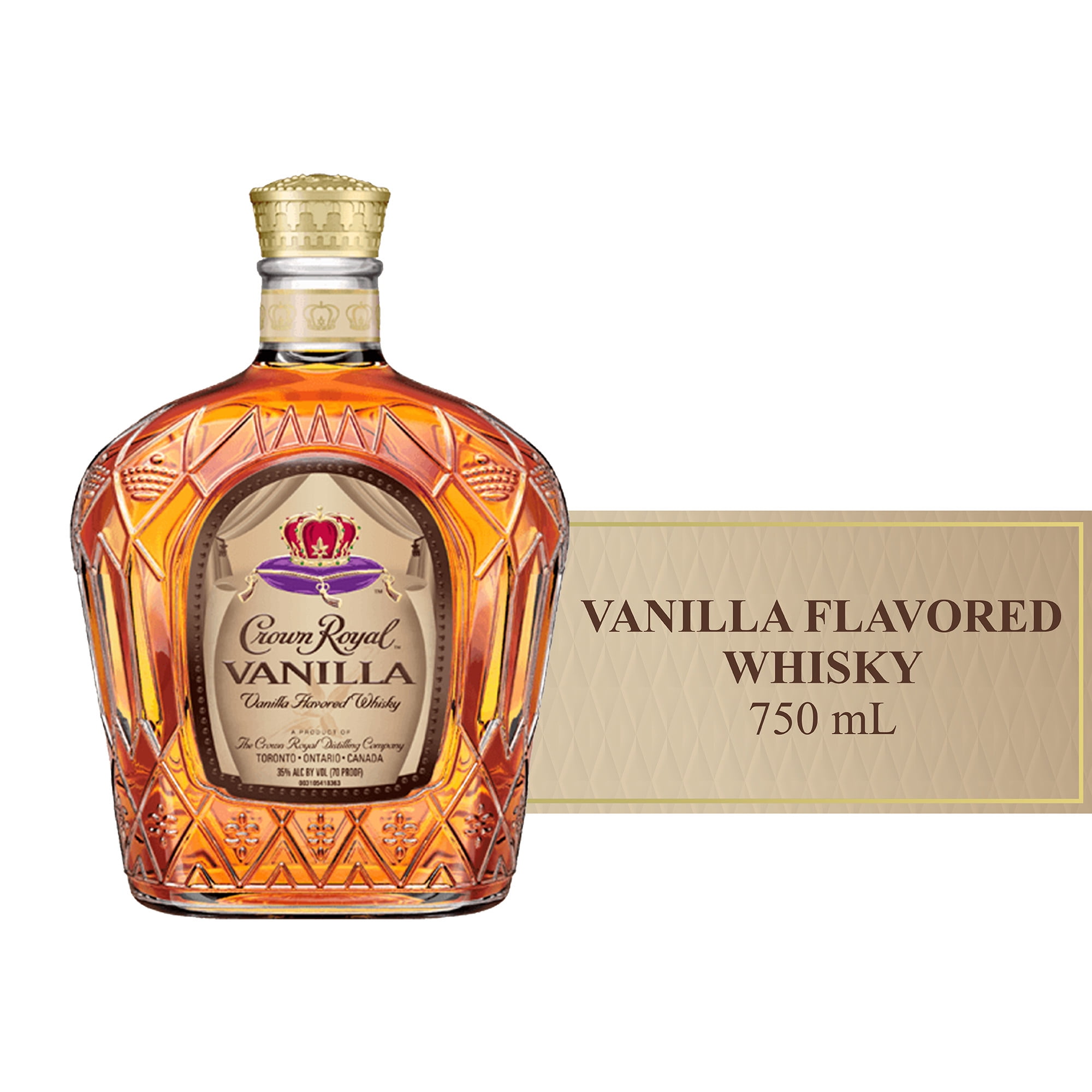 Crown Royal Vanilla Flavored Whisky, 750 mL