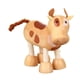 thumbnail image 1 of Figura de Vaca Animal de Madera con Diseño Posable Juguete Educativo para Desarrollar Habilidades Motoras Fomenta la Imaginación y el Reconocimiento Animal para Regalar O Adornar Espacios, 1 of 9