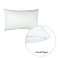 thumbnail image 3 of Honey Set of 4 Decorative Throw Pillow Cover Solid Color 12" x 20" White Lumbar Pillowcase for Couch, Bedding, 3 of 3