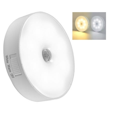 

LED Night Light Motion Sensor Lights Wireless Rechargeable Lamp R9 Cabinet X7H8