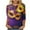 7-Purple, variant on Cavosen Mardi Gras Casual Tops for Women 3/4 Sleeves Holiday Carnival Crewneck Tops Mask Graphic Print Blouse Festival Novelty Shirts Dressy Going out T-Shirts Party Tuesday Purple M
