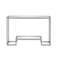 thumbnail image 3 of Evelyn&Zoe Athena 47.75" Wide Rectangular Console Table, Satin Nickel, 3 of 11