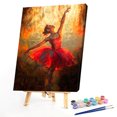 thumbnail image 2 of Wdftyju Chica bailando pintura al óleo por números Kits DIY pintado a mano sobre lienzo cuadros de pared Wdftyju 6bx6eb3dh0qw5cg0, 2 of 9