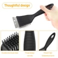 thumbnail image 2 of BBQ Oven Grill Kitchen Metal Wire Cleaning Brush Scraper Remover Cleaner,2-in-1 Barbecue Cleaning Tools,Stainless Steel Wire Grill Brush Cooking Brass Scraper Griddle, 2 of 7