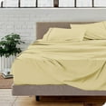 thumbnail image 3 of Luxury 4 Piece Twin XL Size 100% Egyptian Cotton 800 Thread Count Premium Hotel Quality Smooth & Soft Bedding Sheet Set Luxury Soft 24" Inch Deep Pocket - Ivory Solid, 3 of 8
