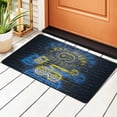 thumbnail image 3 of XMXT Non-Slip Area Rug, Game Motto Neon Font Print Polyester Rugs for Living Room, 72 x 48 inches Blue, 3 of 9
