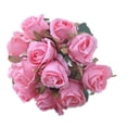 thumbnail image 2 of Flores de Rosas artificiales Wosthever 12 Piezas decoración rosa, 2 of 6