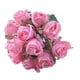 thumbnail image 2 of Flores de Rosas artificiales Wosthever 12 Piezas decoración rosa, 2 of 6