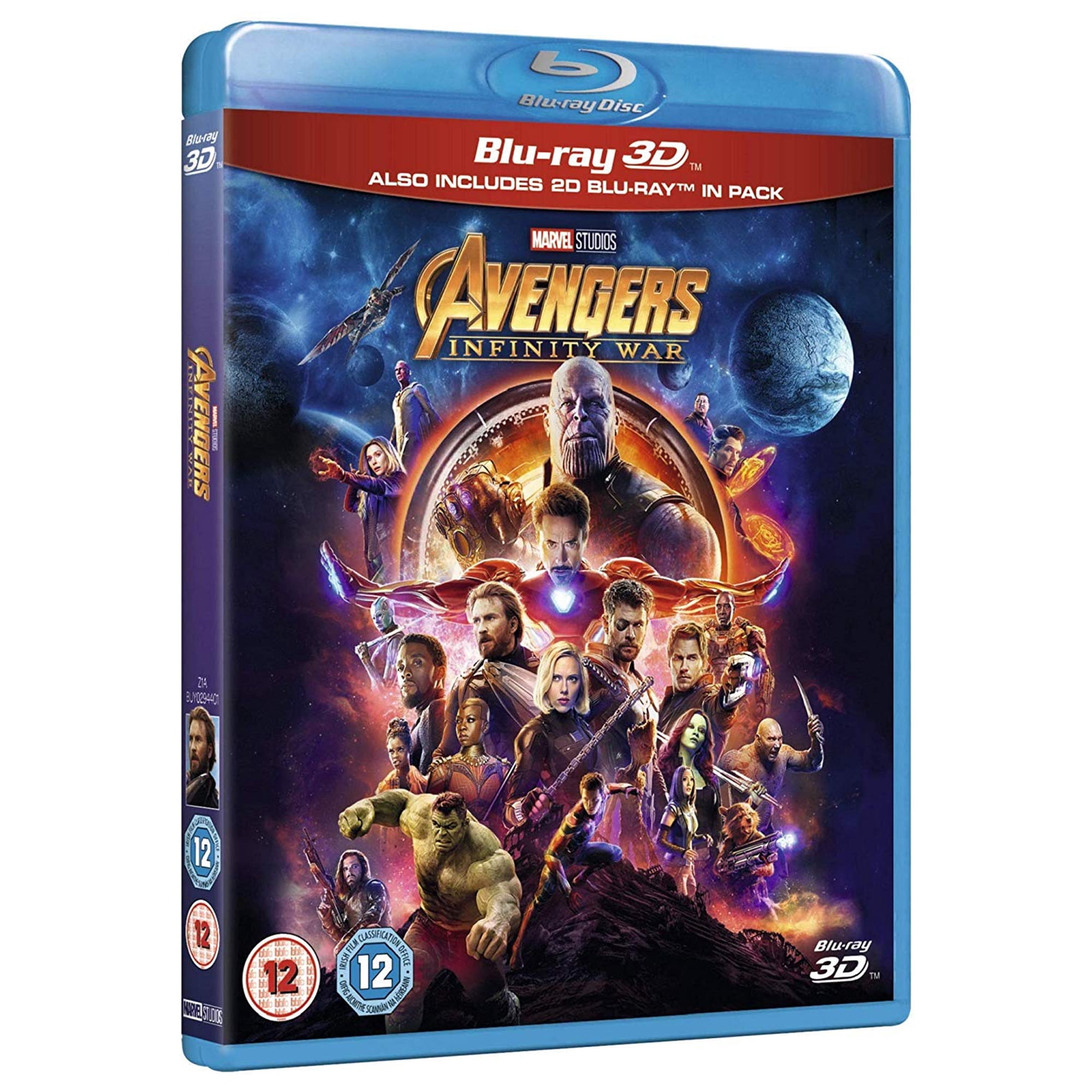 Avengers Infinity War [Blu-ray 3D] [2018] [Region Free] [3D Blu-ray]