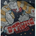 thumbnail image 5 of Retro Popeye Strong Together Toddler Boy Girl T Shirt Infant Toddler Brisco Brands 12M, 5 of 6